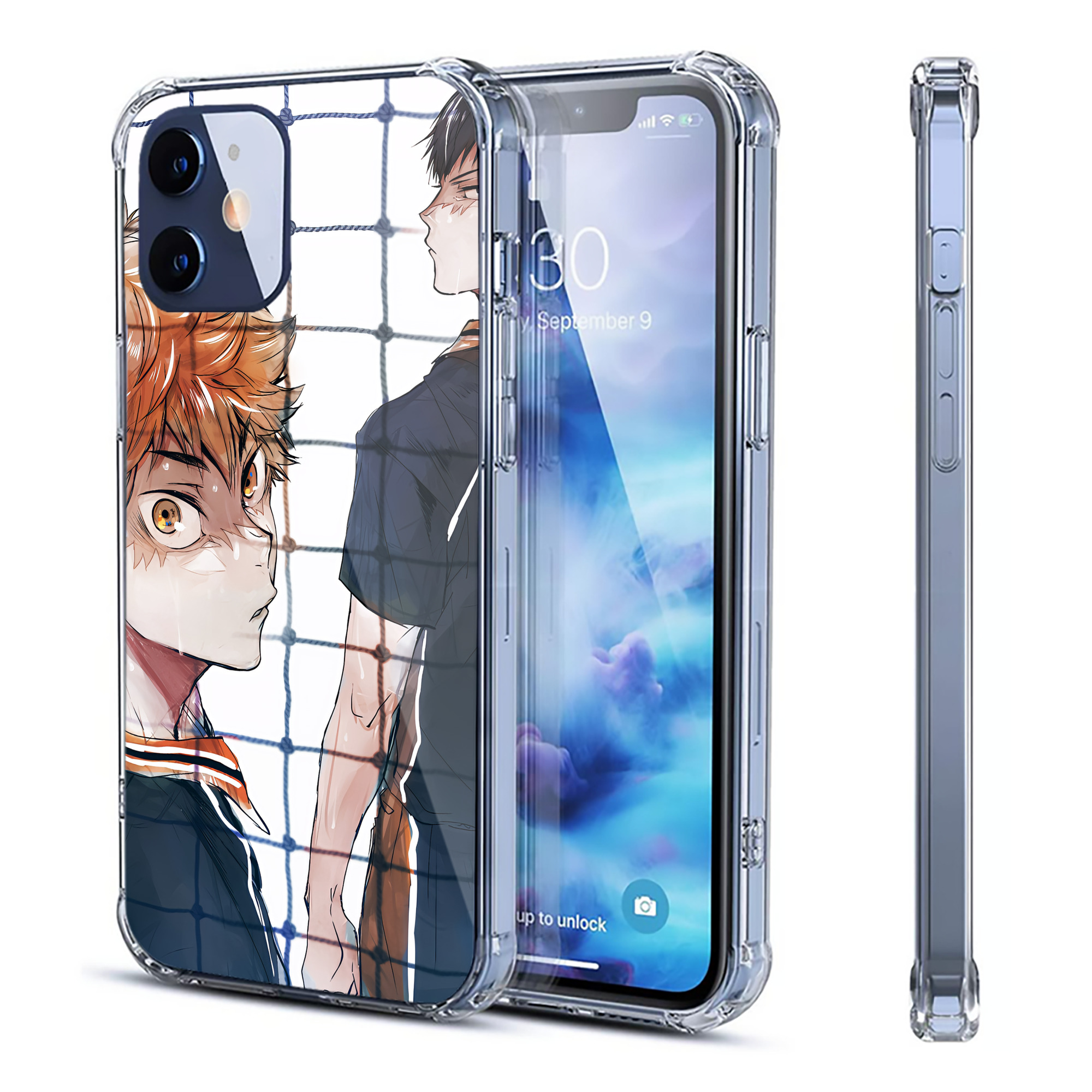 （画像用） ハイキュー!! Haikyu!! 【iPhone 12シリーズ対応】透明スマホケース（クリアソフトケース）